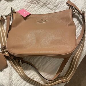 Kate Spade Tan Leather Shoulder Bag